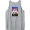 imageWicked for Good Glinda Bubble Poster Front ampamp Back Tank TopHeather Grey