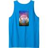 imageWicked for Good Glinda Bubble Poster Front ampamp Back Tank TopSapphire Blue