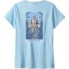 imageWomens Wicked For Good A Man Made of Tin Front ampamp Back VNeck TShirtBaby Blue