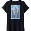 imageWomens Wicked For Good A Man Made of Tin Front ampamp Back VNeck TShirtBlack