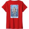 imageWomens Wicked For Good A Man Made of Tin Front ampamp Back VNeck TShirtRed