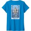 imageWomens Wicked For Good A Man Made of Tin Front ampamp Back VNeck TShirtSapphire Blue