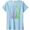 imageWomens Wicked For Good Forever My Friend Silhouettes Front ampamp Back VNeck TShirtBaby Blue