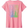 imageWomens Wicked For Good Forever My Friend Silhouettes Front ampamp Back VNeck TShirtPink
