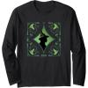 imageWicked Elphaba Enchanted Brooms Silhouette Long Sleeve TShirtBlack