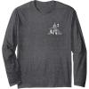 imageWicked For Good A Man Made of Tin Front ampamp Back Long Sleeve TShirtDark Heather Grey