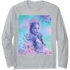 imageWicked For Good Glinda Close Up Florals Long Sleeve TShirtHeather Grey
