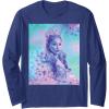 imageWicked For Good Glinda Close Up Florals Long Sleeve TShirtNavy Blue