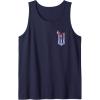 imageWicked For Good Glinda Elegant Logo Front And Back Tank TopNavy Blue