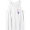 imageWicked For Good Glinda Elegant Logo Front And Back Tank TopWhite