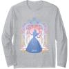 imageWicked For Good Glinda Silhouette in Blue Long Sleeve TShirtHeather Grey