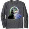 imageWicked For Good Glinda and Elphaba Friends Forever Changed Long Sleeve TShirtDark Heather Grey