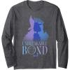 imageWicked For Good Glinda and Elphaba Unbreakable Bond Long Sleeve TShirtDark Heather Grey