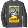 imageWicked For Good The Yellow Brick Road Journey Long Sleeve TShirtDark Heather Grey