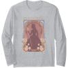 imageWicked Glinda Bewitching Silhouette Long Sleeve TShirtHeather Grey