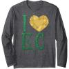 imageWicked I Heart Emerald City Long Sleeve TShirtDark Heather Grey