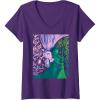imageWomens Wicked For Good Glinda and Elphaba in Perfect Contrast VNeck TShirtPurple