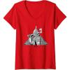 imageWomens Wicked For Good Tin Mans Steel Resolve VNeck TShirtRed