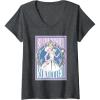 imageWomens Wicked For Good so Cherished so Adored VNeck TShirtDark Heather Grey