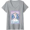 imageWomens Wicked For Good so Cherished so Adored VNeck TShirtHeather Grey