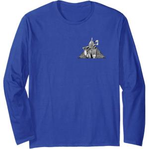 imageWicked For Good A Man Made of Tin Front ampamp Back Long Sleeve TShirtRoyal Blue