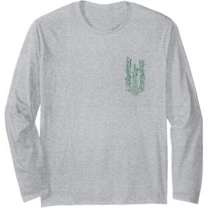 imageWicked For Good Enchanted Forest Front And Back Long Sleeve TShirtHeather Grey
