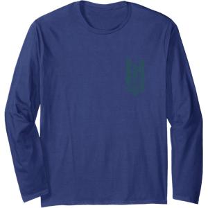 imageWicked For Good Enchanted Forest Front And Back Long Sleeve TShirtNavy Blue