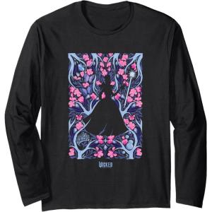 imageWicked For Good Glinda Floral Grace Long Sleeve TShirtBlack