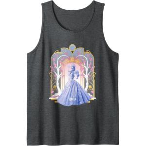 imageWicked For Good Glinda Shades of Blue Tank TopDark Heather Grey
