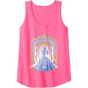 imageWicked For Good Glinda Shades of Blue Tank TopNeon Pink