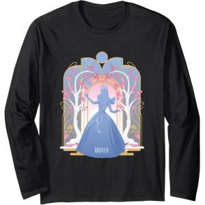 imageWicked For Good Glinda Silhouette in Blue Long Sleeve TShirtBlack