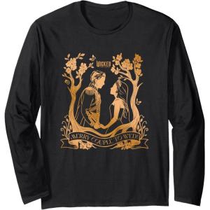 imageWicked For Good Glinda ampamp Fiyero To Wed Long Sleeve TShirtBlack