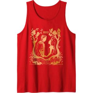 imageWicked For Good Glinda ampamp Fiyero To Wed Tank TopRed