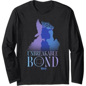 imageWicked For Good Glinda and Elphaba Unbreakable Bond Long Sleeve TShirtBlack
