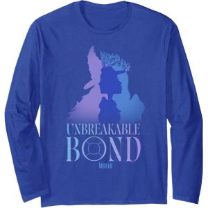 imageWicked For Good Glinda and Elphaba Unbreakable Bond Long Sleeve TShirtRoyal Blue