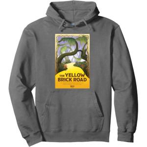 imageWicked For Good The Yellow Brick Road Journey Pullover HoodieAsphalt Grey