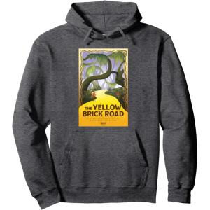 imageWicked For Good The Yellow Brick Road Journey Pullover HoodieDark Heather Grey