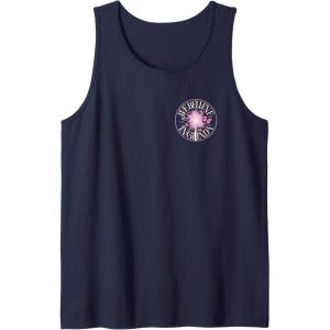 imageWicked For Good We Believe in Glinda Front ampamp Black Tank TopNavy Blue