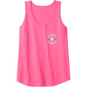 imageWicked For Good We Believe in Glinda Front ampamp Black Tank TopNeon Pink