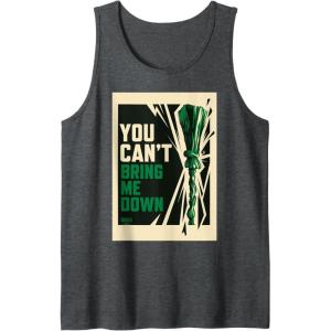 imageWicked For Good You Cant Bring Me Down Tank TopDark Heather Grey