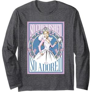 imageWicked For Good so Cherished so Adored Long Sleeve TShirtDark Heather Grey