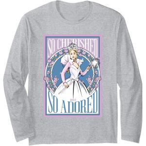 imageWicked For Good so Cherished so Adored Long Sleeve TShirtHeather Grey