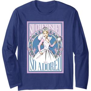 imageWicked For Good so Cherished so Adored Long Sleeve TShirtNavy Blue
