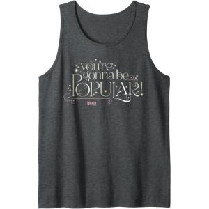 imageWicked Youre Gonna Be Popular Tank TopDark Heather Grey