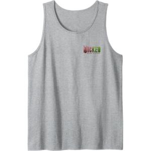 imageWicked for Good Glinda Bubble Poster Front ampamp Back Tank TopHeather Grey