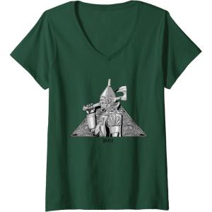 imageWomens Wicked For Good Tin Mans Steel Resolve VNeck TShirtDark Green