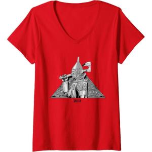 imageWomens Wicked For Good Tin Mans Steel Resolve VNeck TShirtRed