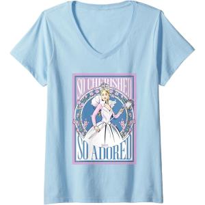 imageWomens Wicked For Good so Cherished so Adored VNeck TShirtBaby Blue