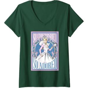 imageWomens Wicked For Good so Cherished so Adored VNeck TShirtDark Green