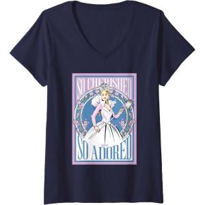 imageWomens Wicked For Good so Cherished so Adored VNeck TShirtNavy Blue
